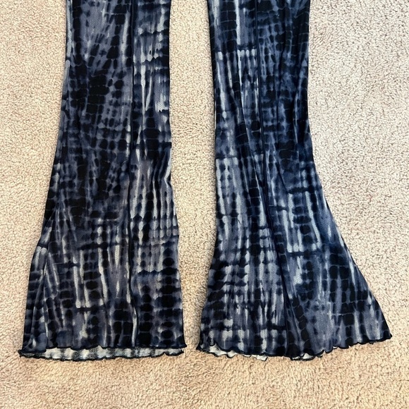 TOPSHOP Women’s Blue Tie Dye Flowy Pants Size 8 NWT - Picture 4 of 10